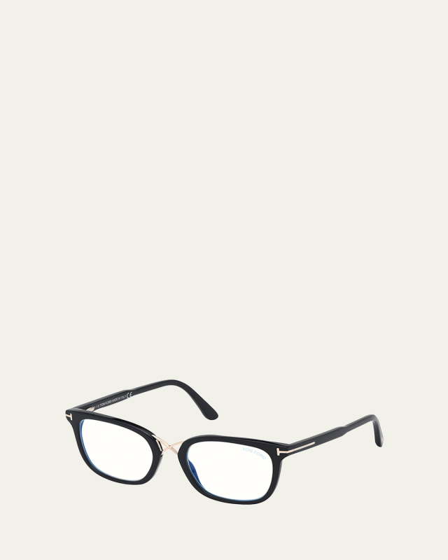 Blue Block Acetate Optical Frames